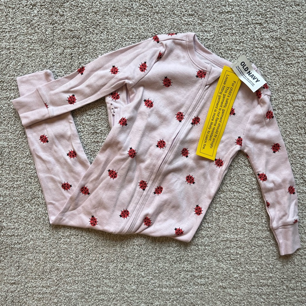Old Navy Lady Bug Pjs NWT